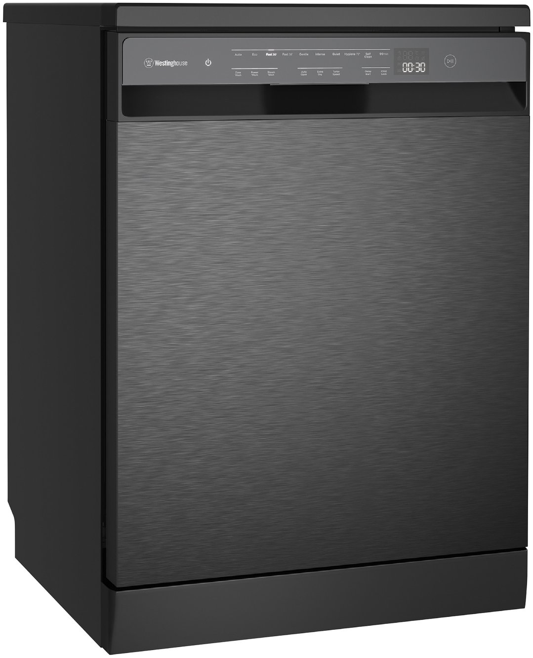 Westinghouse 60cm Dark Stainless Steel Freestanding Dishwasher WSF6608KXC