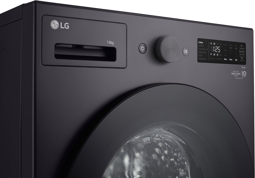 LG 14kg XL Series AI Front Load Washing Machine in Matte Graphite WXLS-1014GX