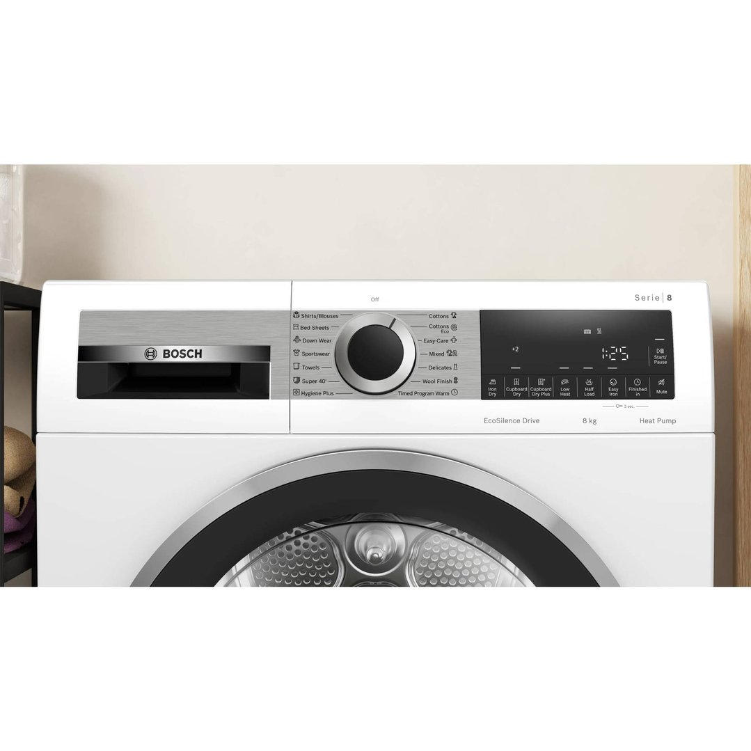 Bosch 8kg Series 8 Heat Pump Dryer WQG235D8AU