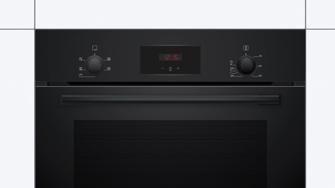 Bosch 60cm Series 2 Black Built-in Oven HBF134EB1A
