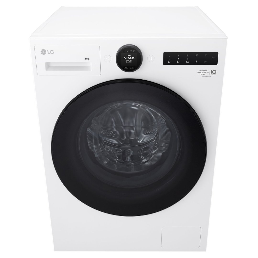 LG 9kg Series 10 White Front Load Washer WX10-1409W