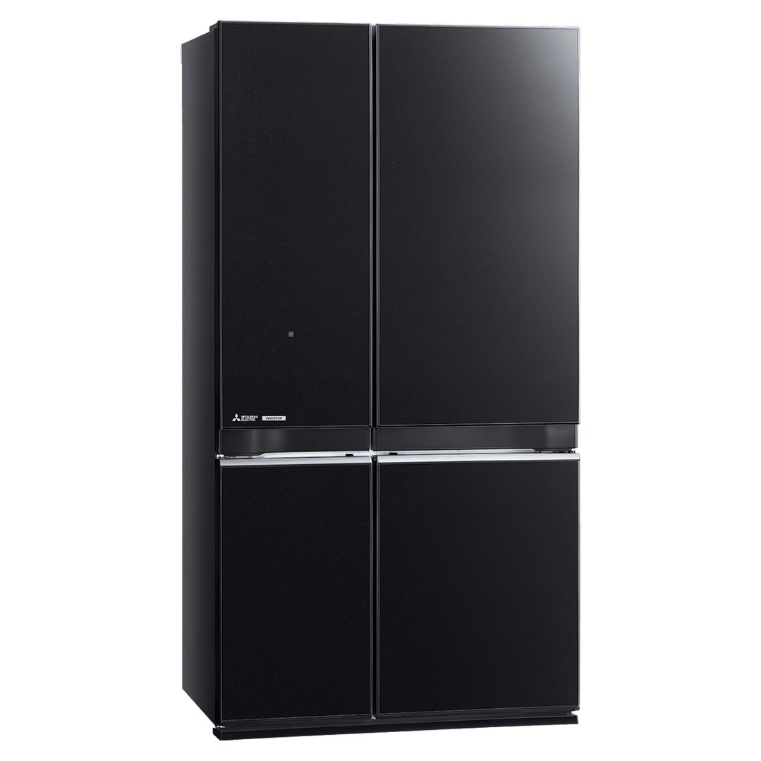 Mitsubishi Electric 635L French Door Fridge - Black Glass MRLA635ERGBKA