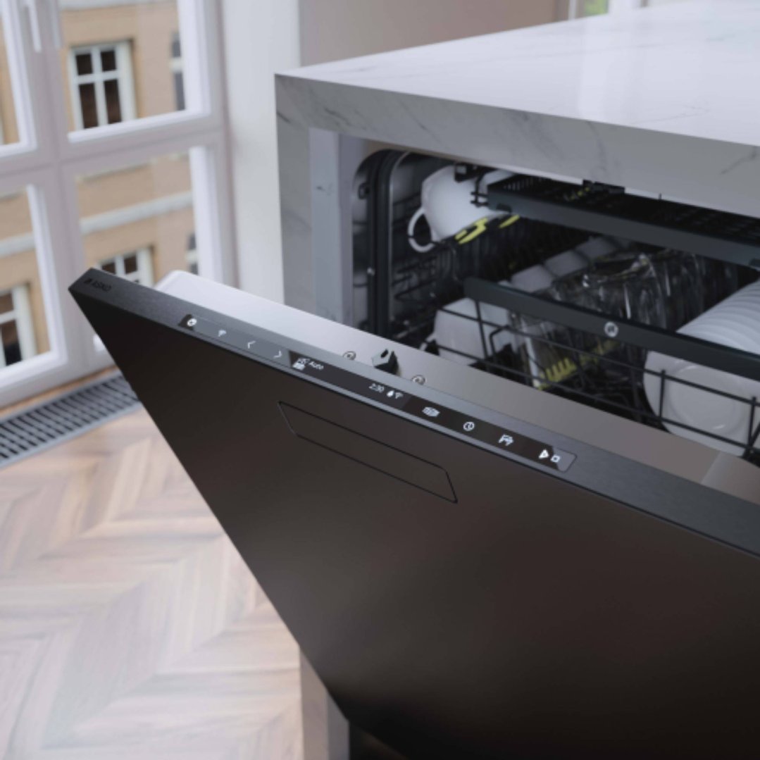 Asko 60cm Style Built-in Dishwasher Black Steel DBI766IQXXLBS