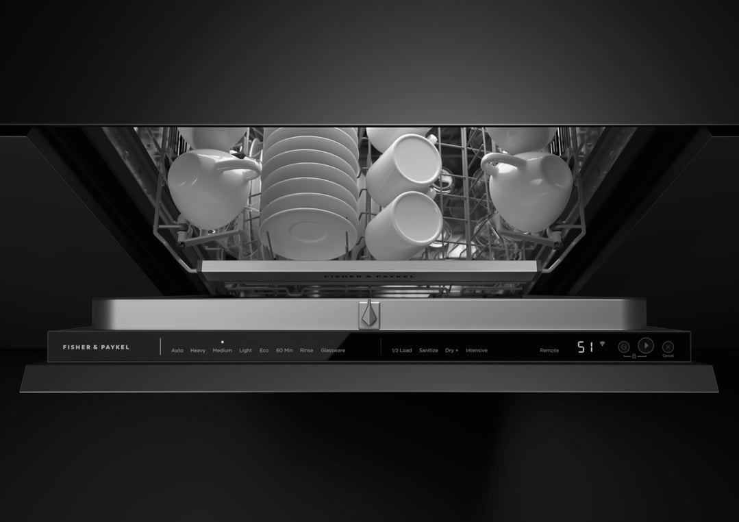 Fisher & Paykel Series 9 Integrated Dishwasher, Tall, Sanitise DW60UT4I2