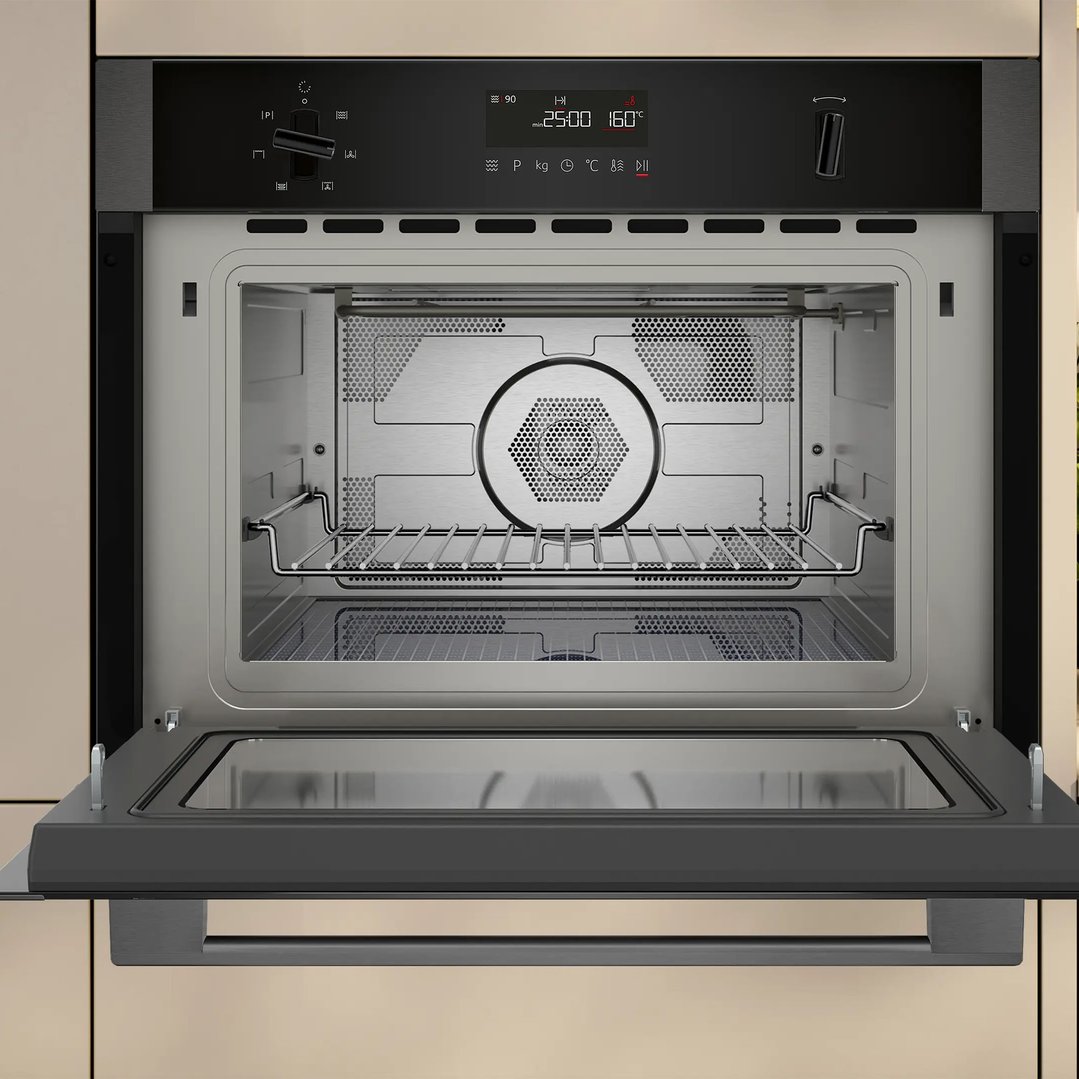 Neff Built-in Microwave Oven with Hot Air - Graphite Grey C1AMG84G1B