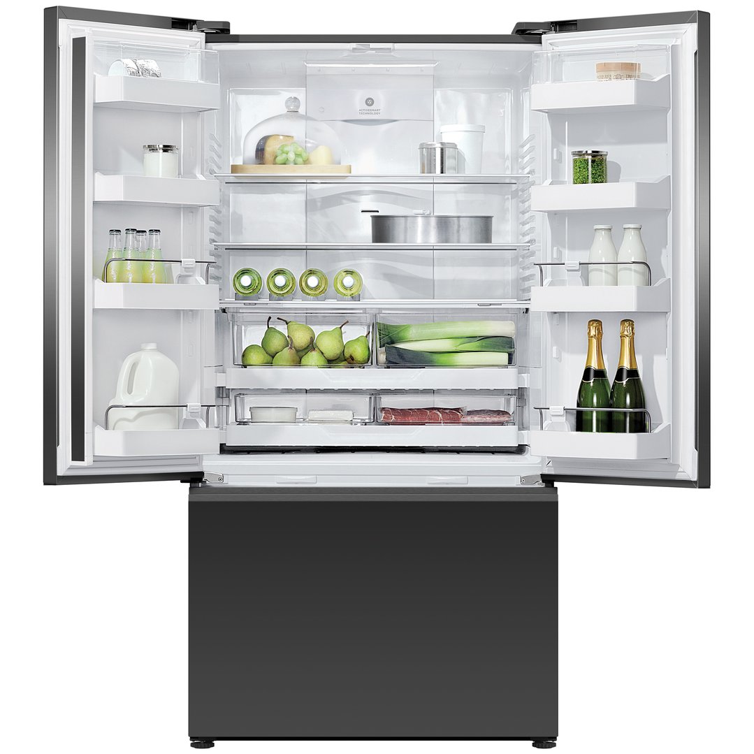 Fisher & Paykel 569L Series 7 French Door Refrigerator Freezer, Ice & Water RF610AZUB5