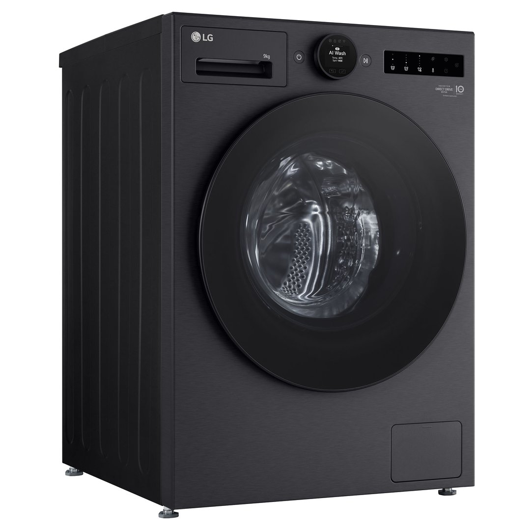 LG 9kg Series 9 Matte Black Front Load Washer WX9-1409MB