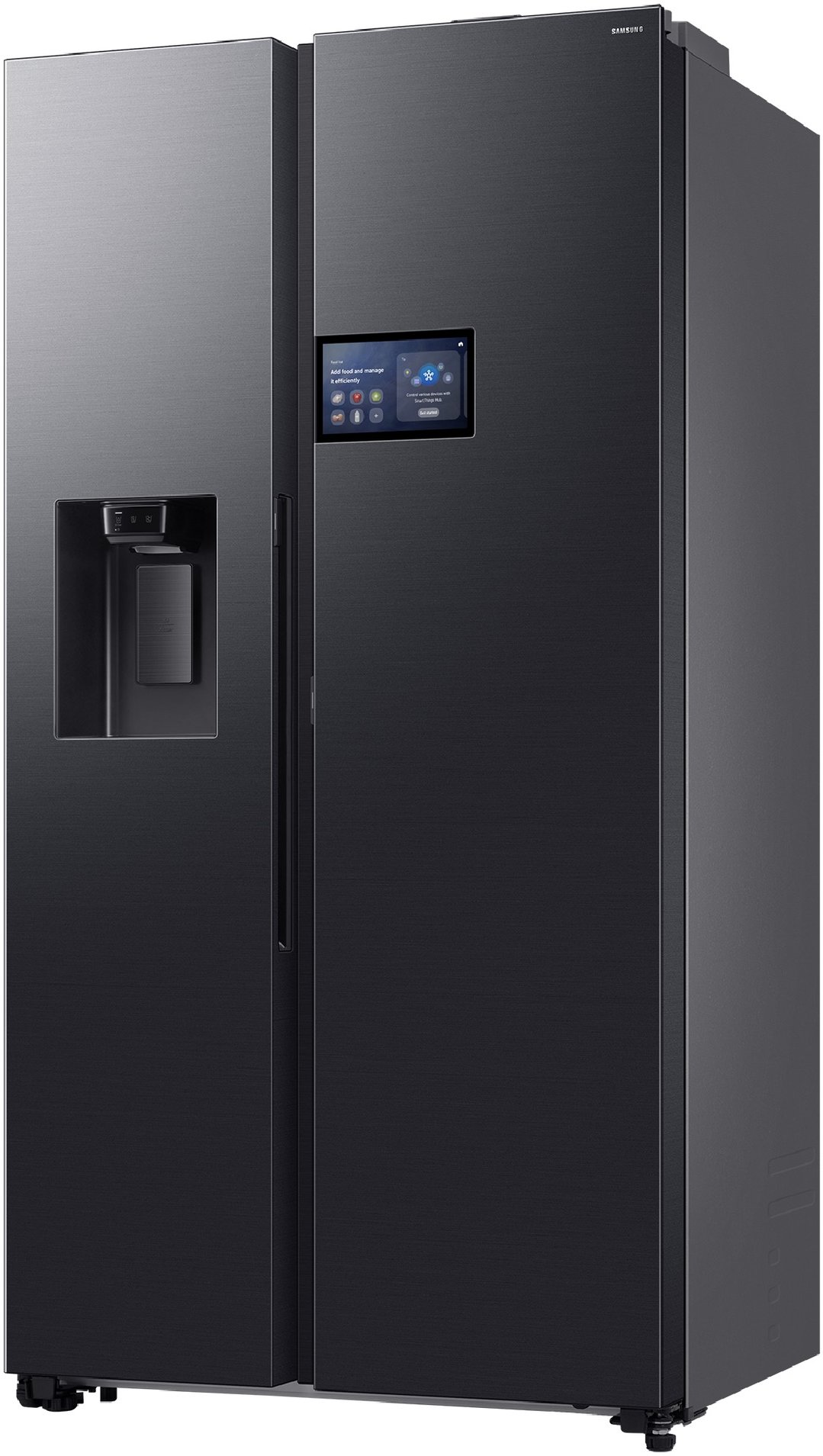 Samsung 615L Side-by-Side Refrigerator AI Home - Black SRS6500BA