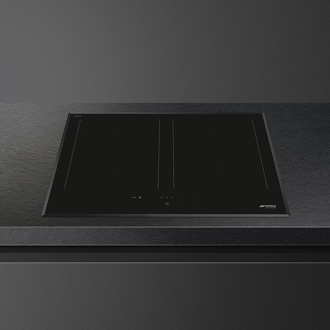 Smeg 60cm Black Induction Hob SAI3644B
