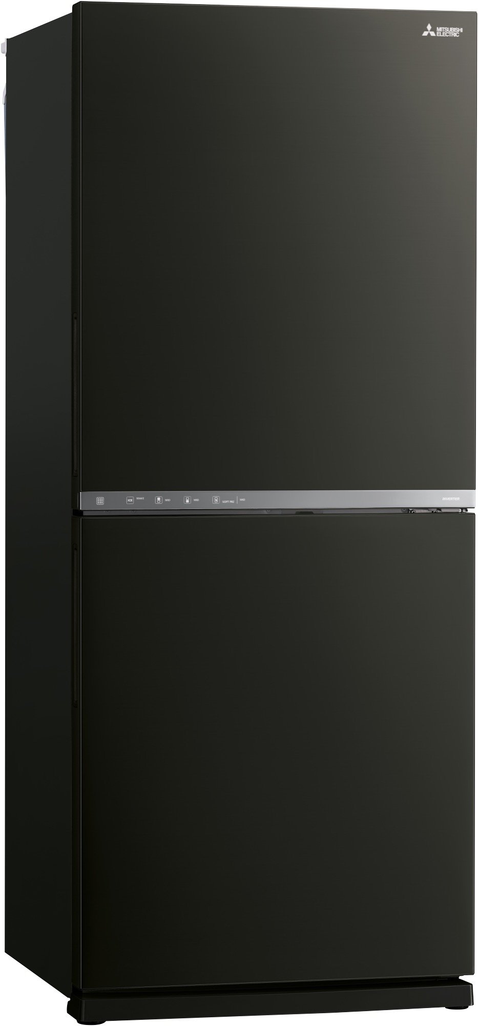 Mitsubishi Electric 421L HS Steel Series Bottom Mount Fridge - Matte Black MR-HS421EX-MB-A