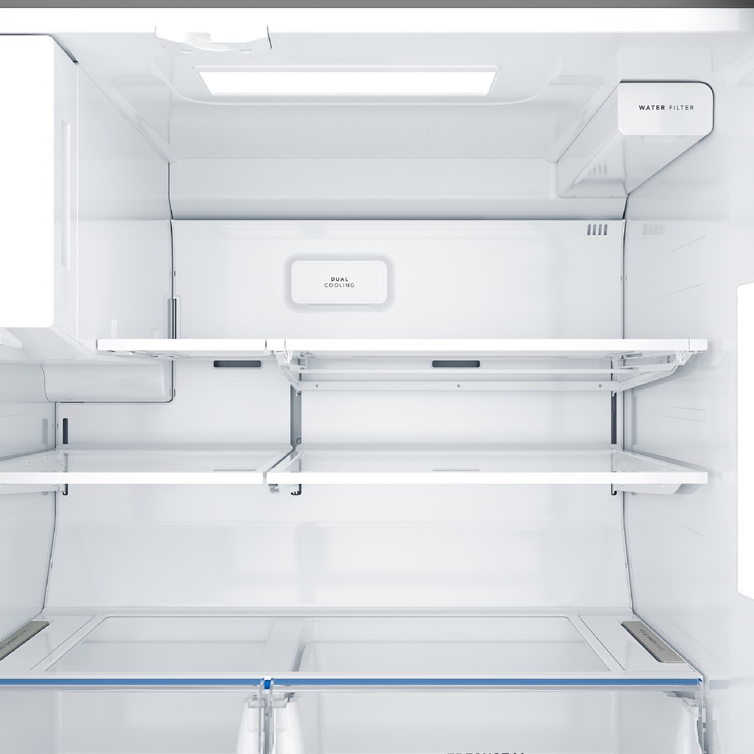 Westinghouse 609L Quad Door Fridge - Matte Black WQE6170BB