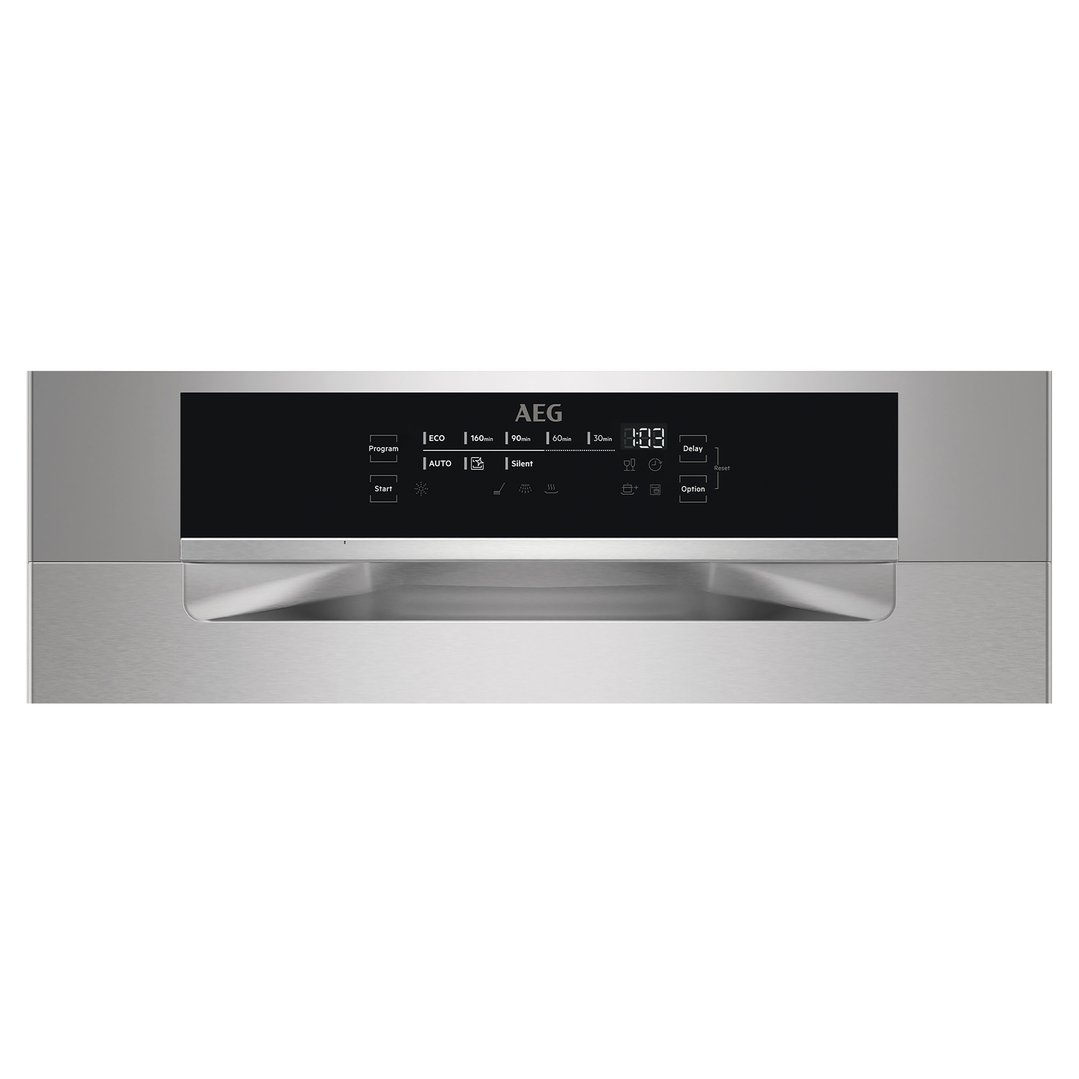 AEG 60cm Built-under Stainless Steel Dishwasher FFE73600PM