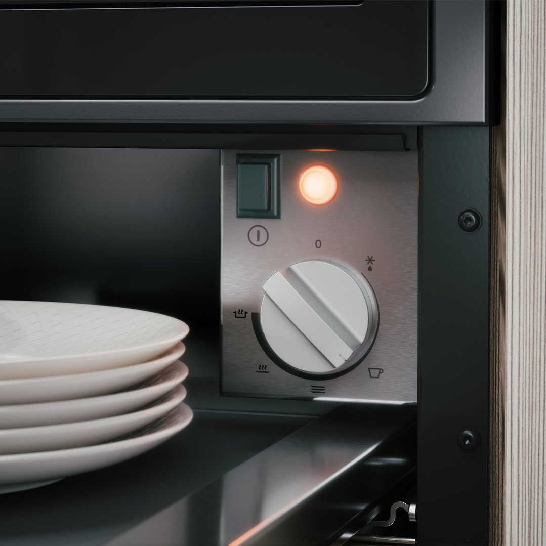 Asko Craft Warming Drawer - Graphite Black ODW61AS0