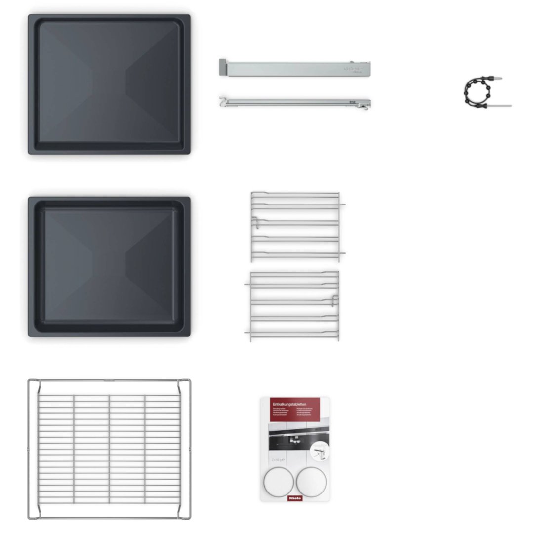Miele 60cm Pyrolytic Oven with Rapid Cooling and Crisp Function Pearl Beige H7464BPPEBE