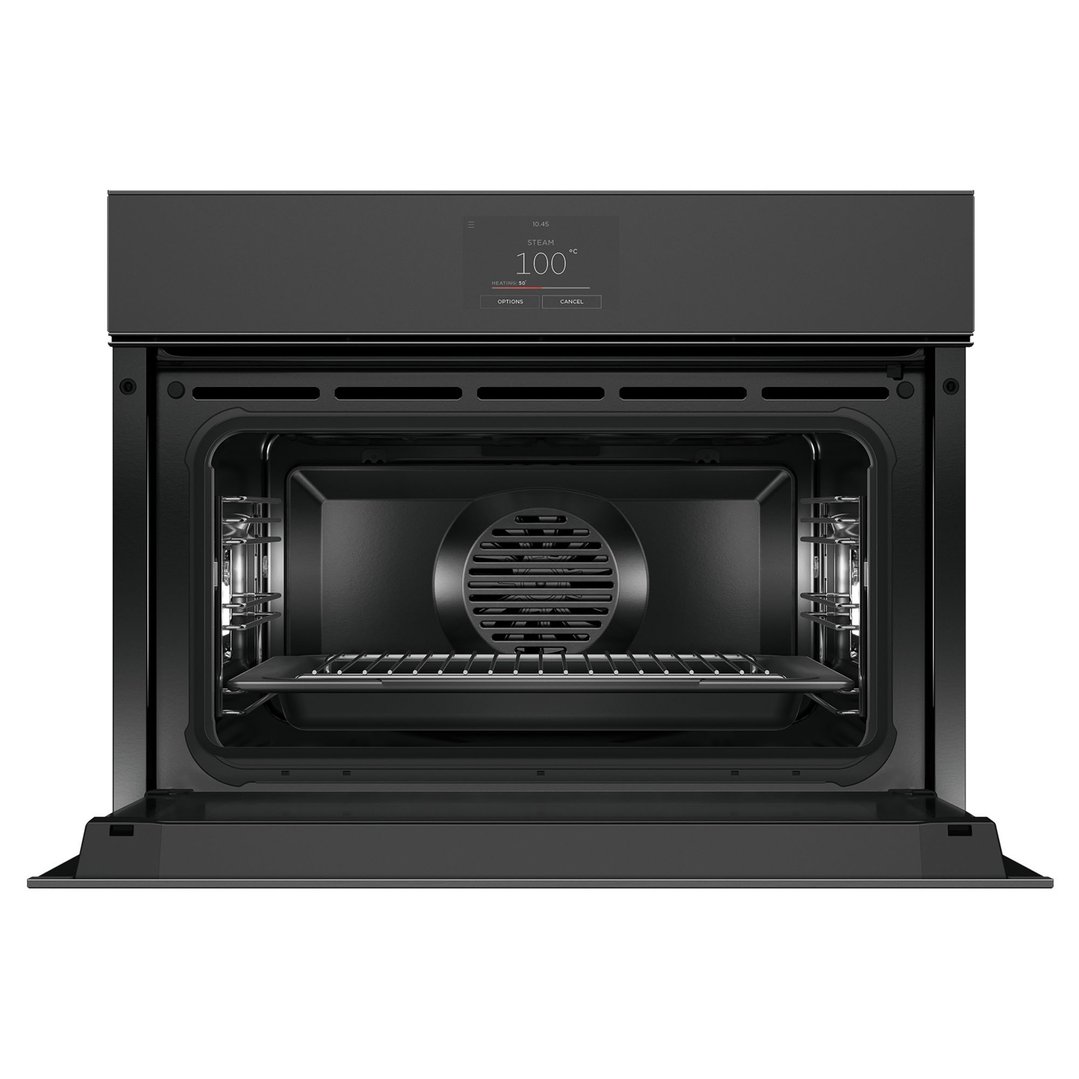 Fisher & Paykel 60cm Series 9 Minimal Handleless Compact Combi-Steam Oven OS60NMTNB1