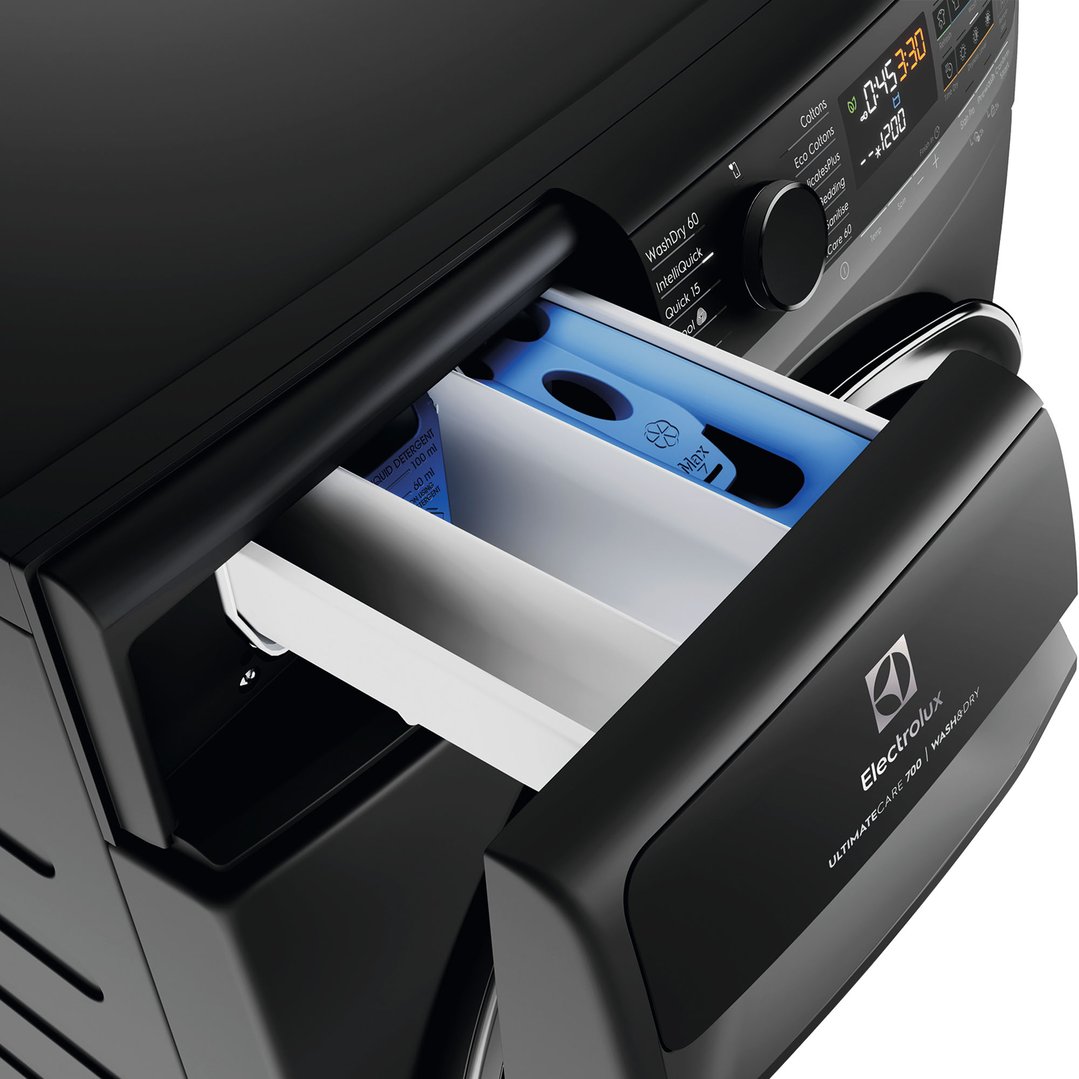 Electrolux 12kg UltimateCare 700 Front Load Washing Machine with 8kg Dryer Dark Onyx EWW1243R7SCS