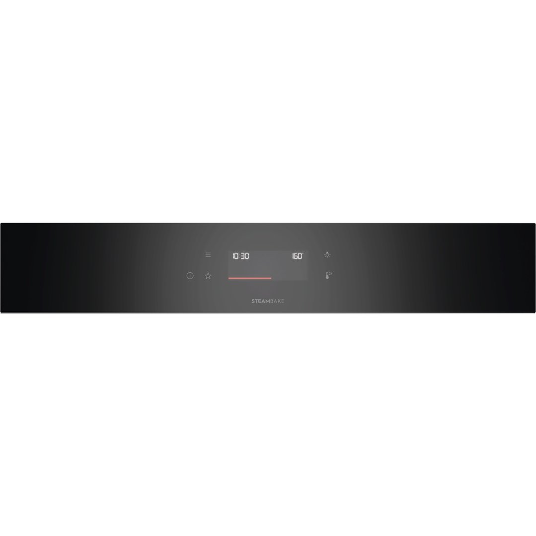 Electrolux 60cm Pyrolytic Double Oven with SteamBake, Black - 600 Series EVEP6626DF