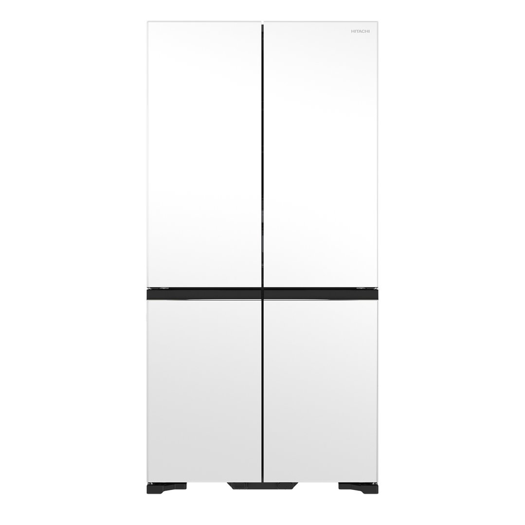 Hitachi 638L French Door Fridge - Matte Glass White RWB640VT0XMGW