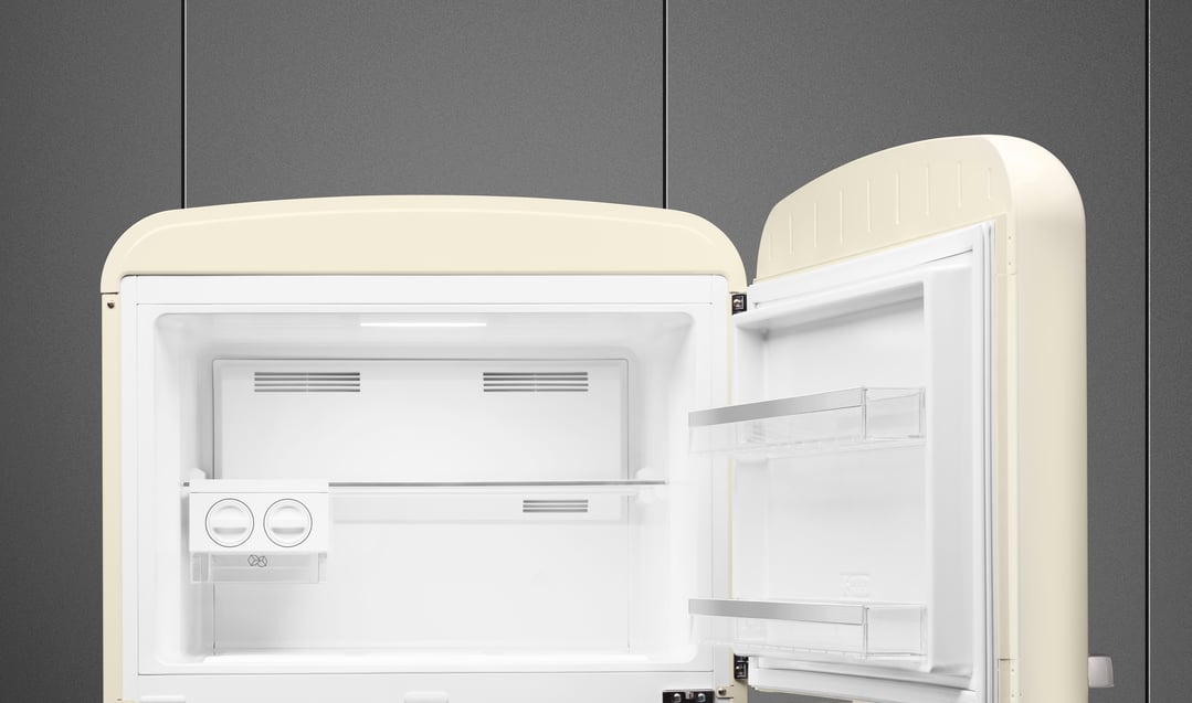 Smeg FAB 50 50’S Style Retro Refrigerator, Right Hand - Cream FAB50RCR5AU