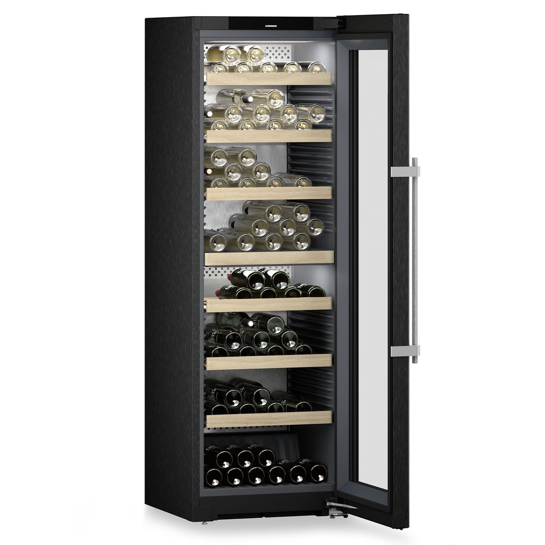 Liebherr 155 Bottle Dual Zone Wine Fridge - BlackSteel WPBS5262RHH