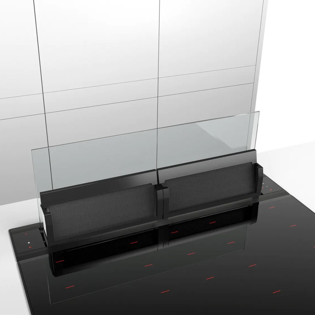 Bosch Series 8 Downdraft Ventilation 80 cm Clear Glass DDW88MM66