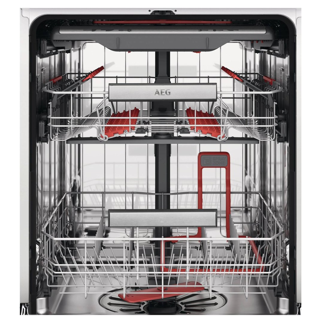 AEG 60cm Built-Under Matte Black Dishwasher FUF7590SMB