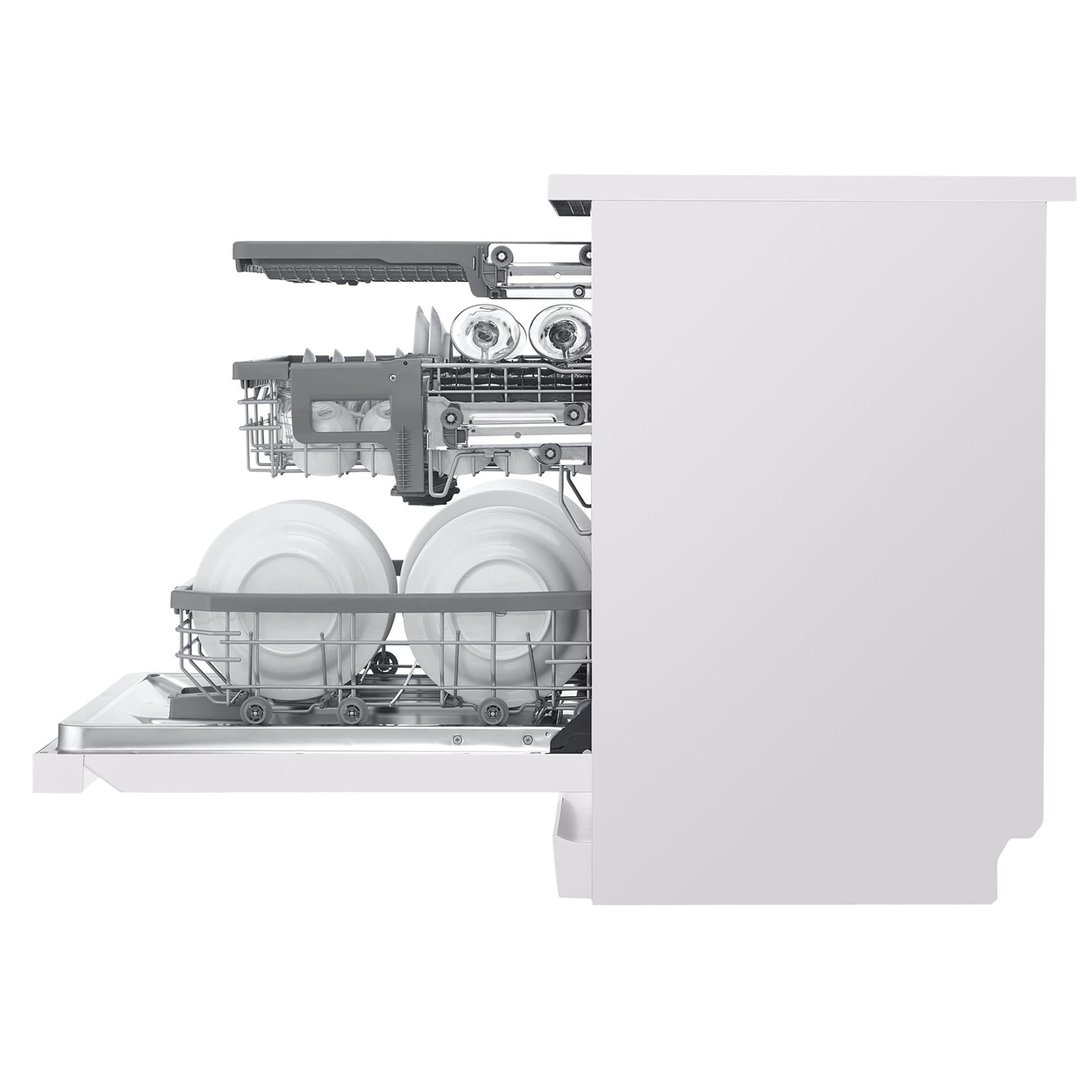 LG 15 Place QuadWash® Dishwasher - Freestanding - Matte White XD3A25MW