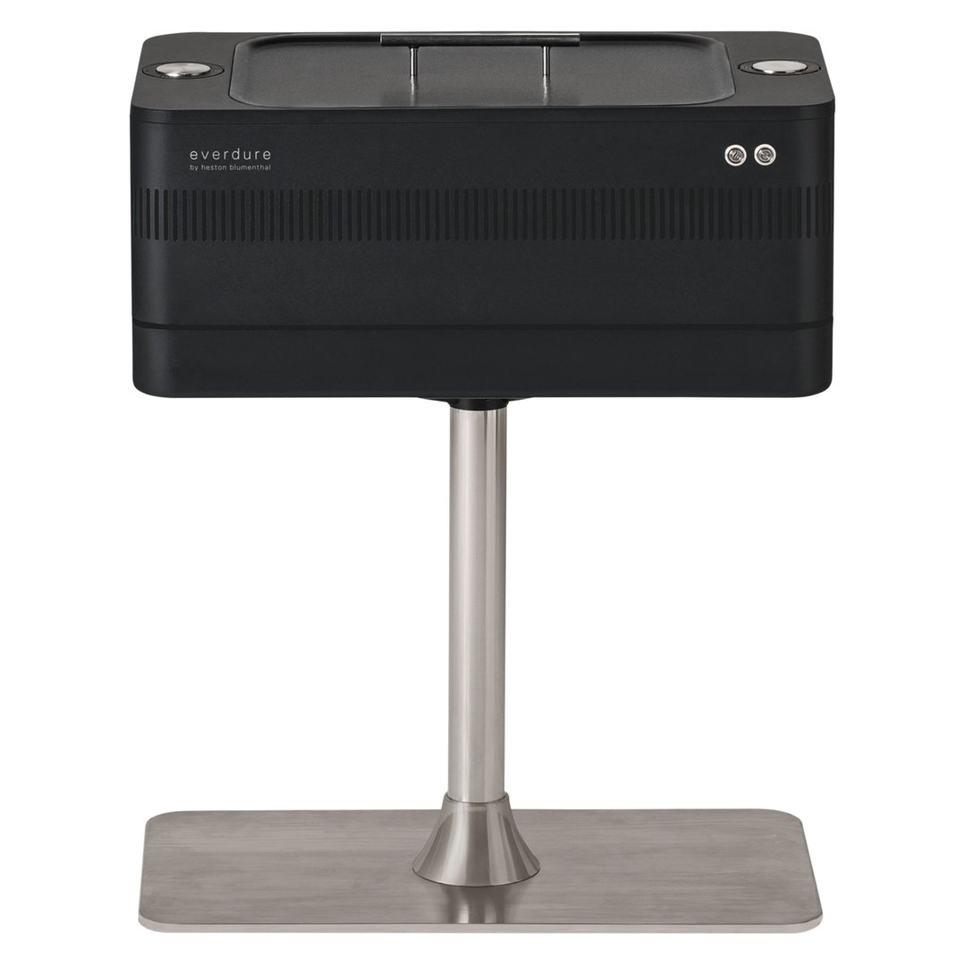 Everdure FUSION™ Electric Ignition Charcoal Barbeque with Pedestal (Black) HBCE1BSB