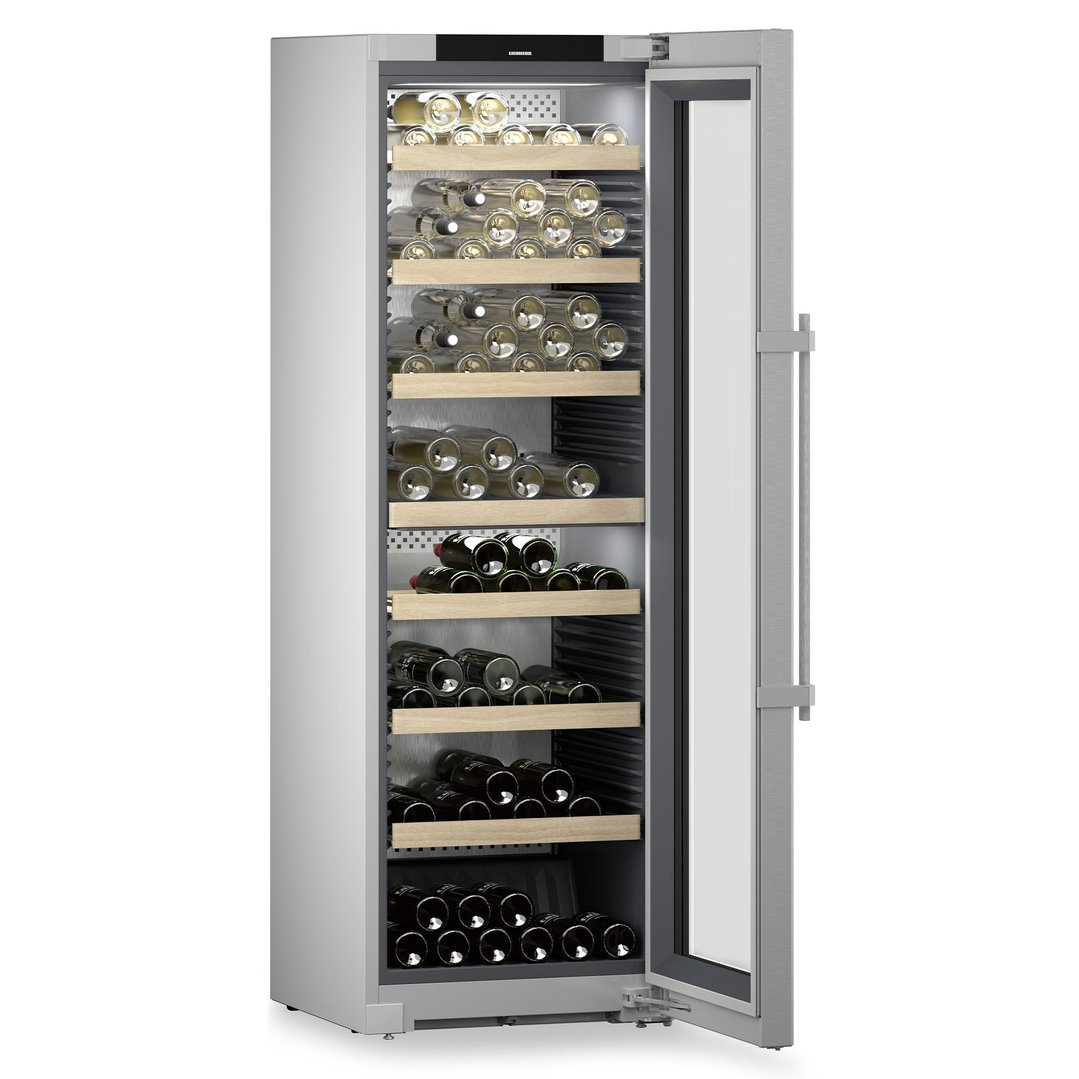 Liebherr 155 Bottle Dual Zone Wine Fridge - SmartSteel WPSD5262RHH
