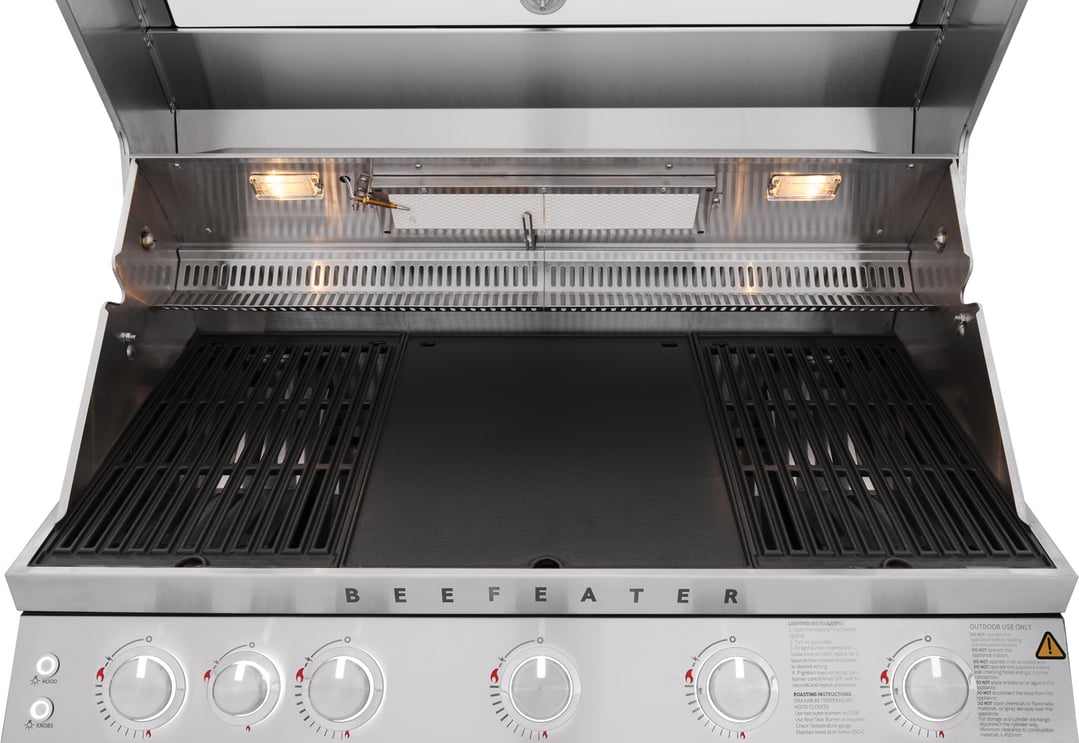 Beefeater 7000 Premium 5 Burner Built-In BBQ, Stainless Steel BBF7655SA
