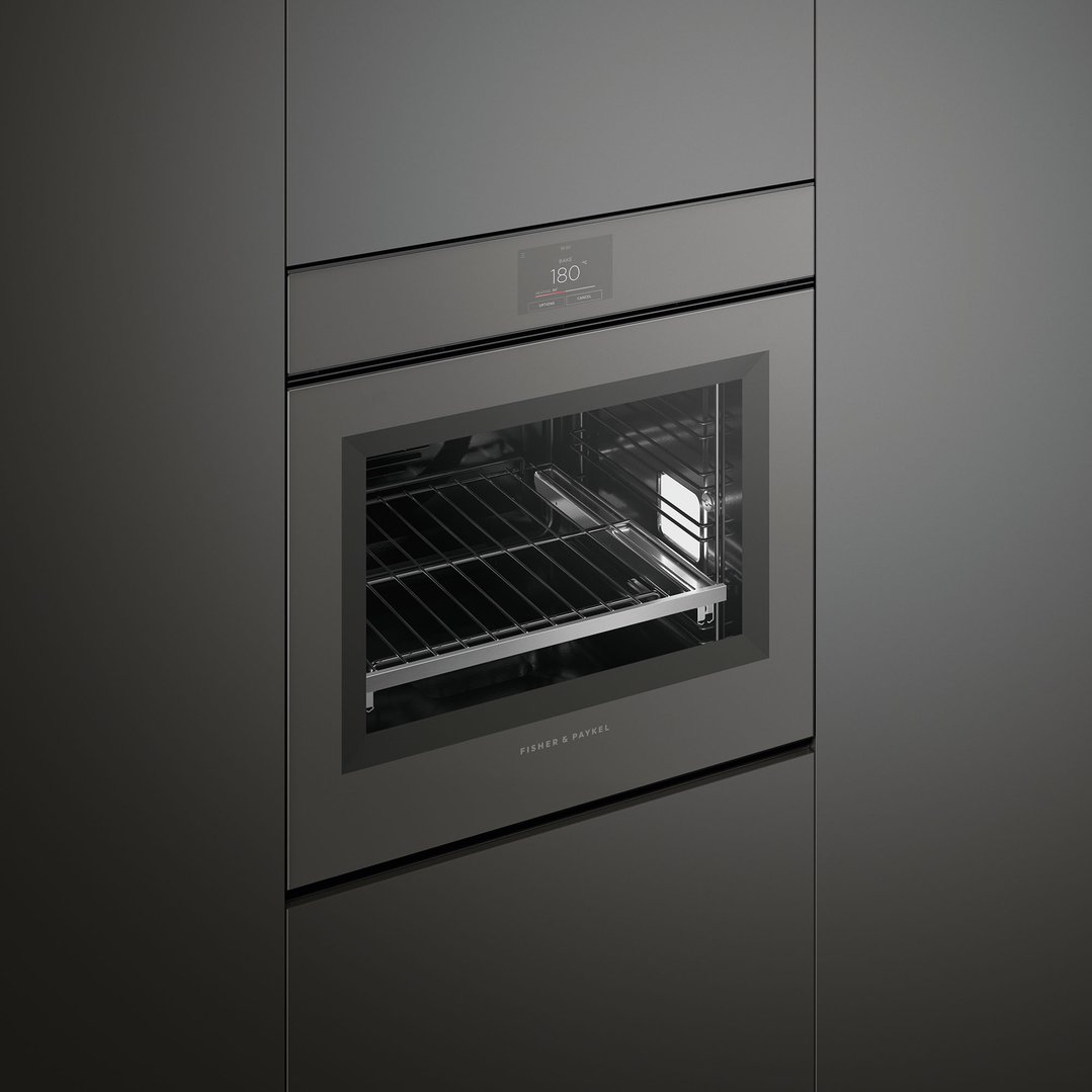 Fisher & Paykel 60cm Series 9 Minimal Handleless Pyrolytic Oven OB60SMPTNG1