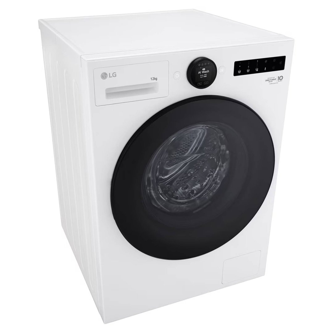 LG 12kg Series 9 Front Load Washer White - Steam+ WX9-1412W