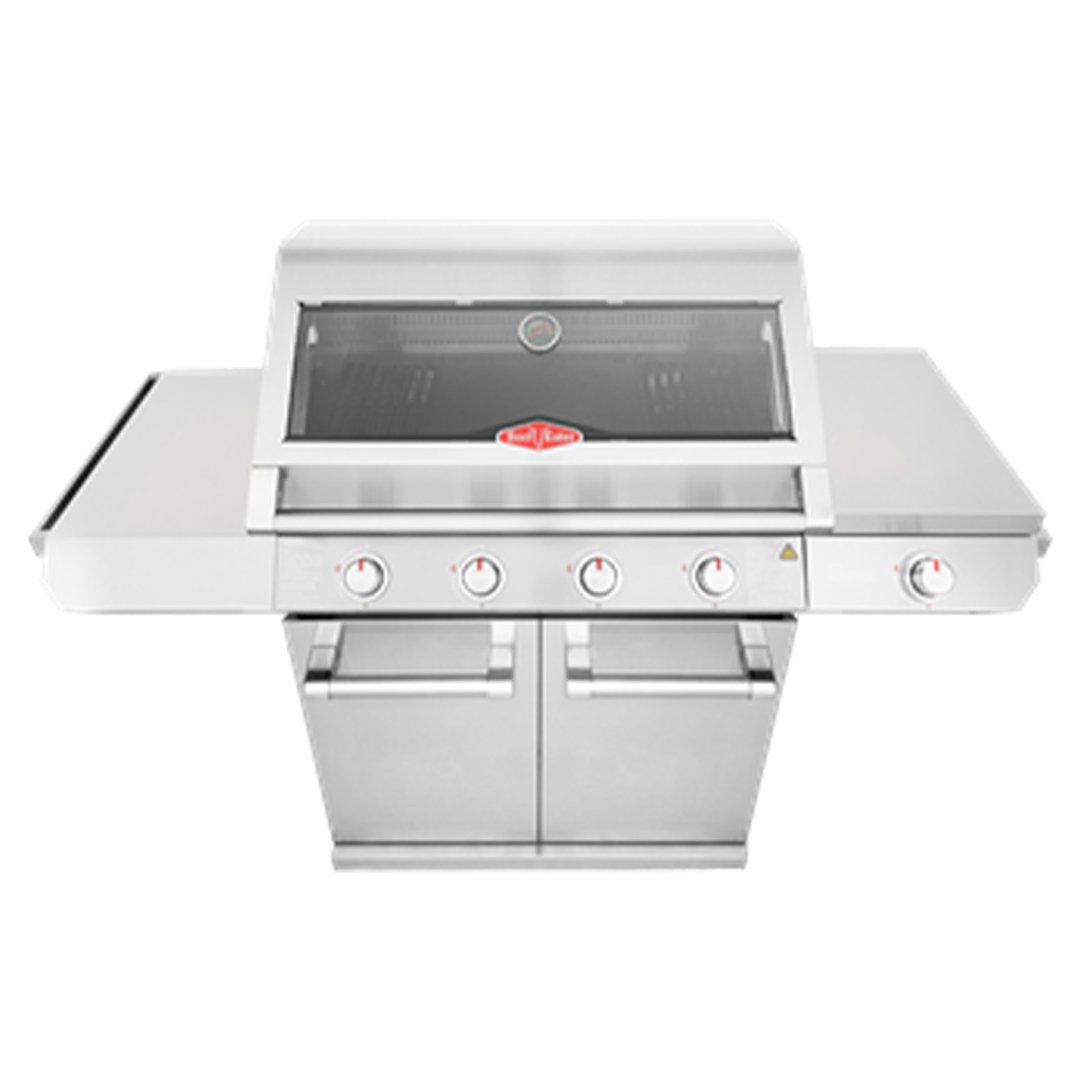Beefeater 7000 Classic 4 Burner BBQ, Side Burner & Trolley, Stainless Steel BMG7642SA