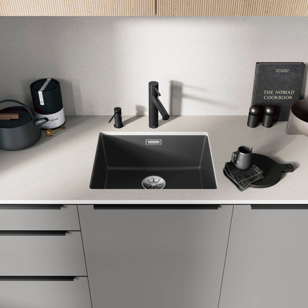 Blanco ALTA-S II High Pressure Mixer Tap - Silgranit Black ALTASIIB