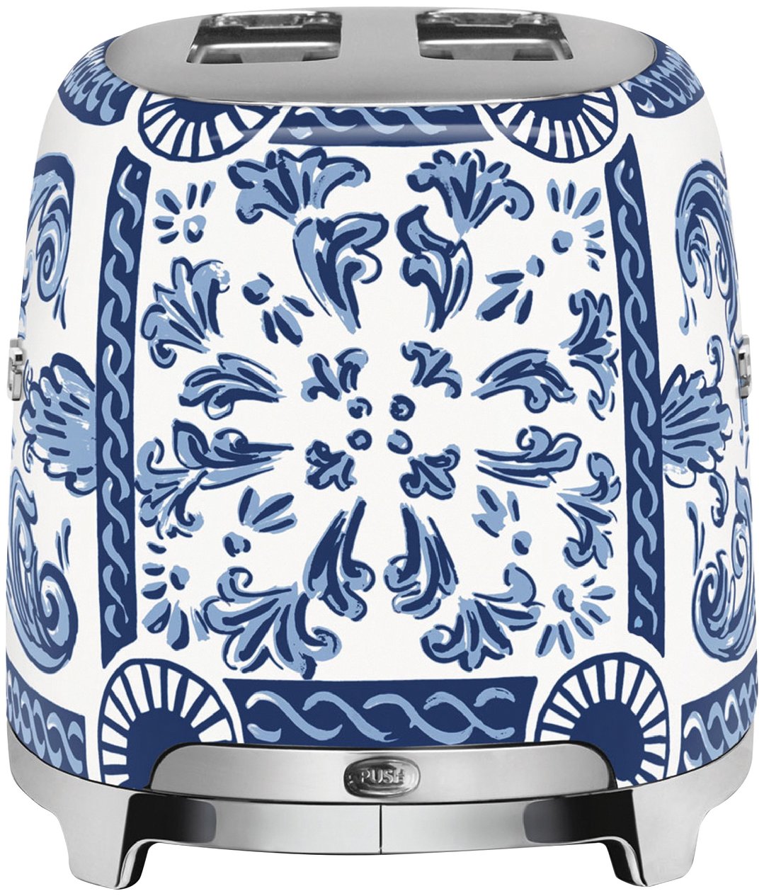 Smeg 50's Style Dolce & Gabbana 2 Slice Toaster - Blue Mediterraneo TSF01DGBAU