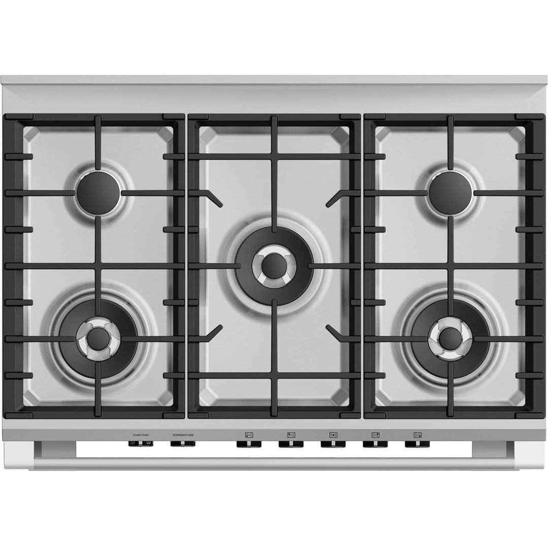 Fisher & Paykel 90cm Series 7 Classic 5 Burner Dual Fuel Cooker OR90SCG4X1