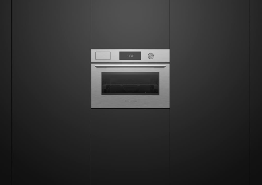 Fisher & Paykel 60cm Contemporary Compact Combi-Steam Oven, Brushed Silver OS60NACVUDX5