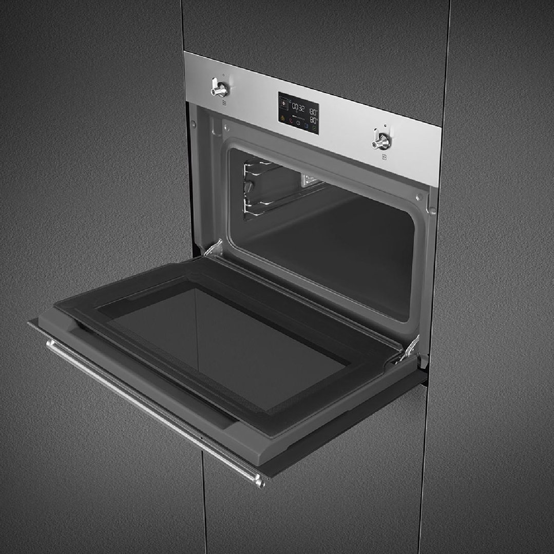 Smeg Compact Classic Steam 100 Oven - Stainless Steel SOA4302S3X