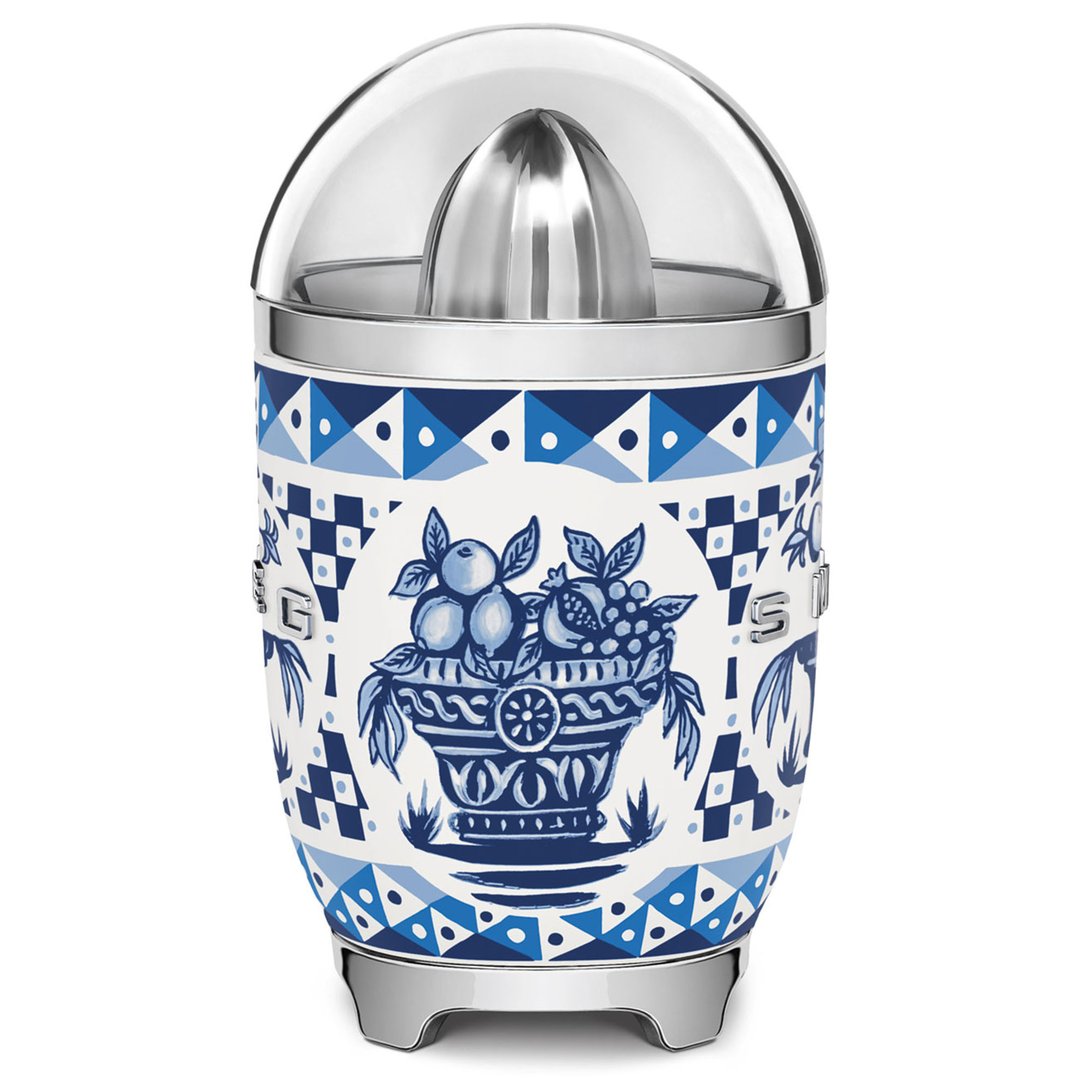 Smeg 50's Style Dolce & Gabbana Citrus Juicer - Blue Mediterraneo CJF01DGBAU