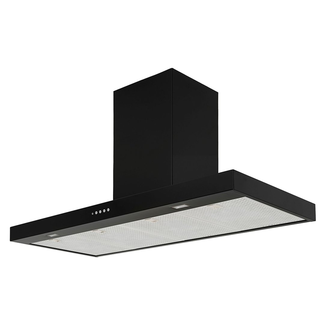Falcon 110cm Infusion Canopy Rangehood Black FALHDS110BL