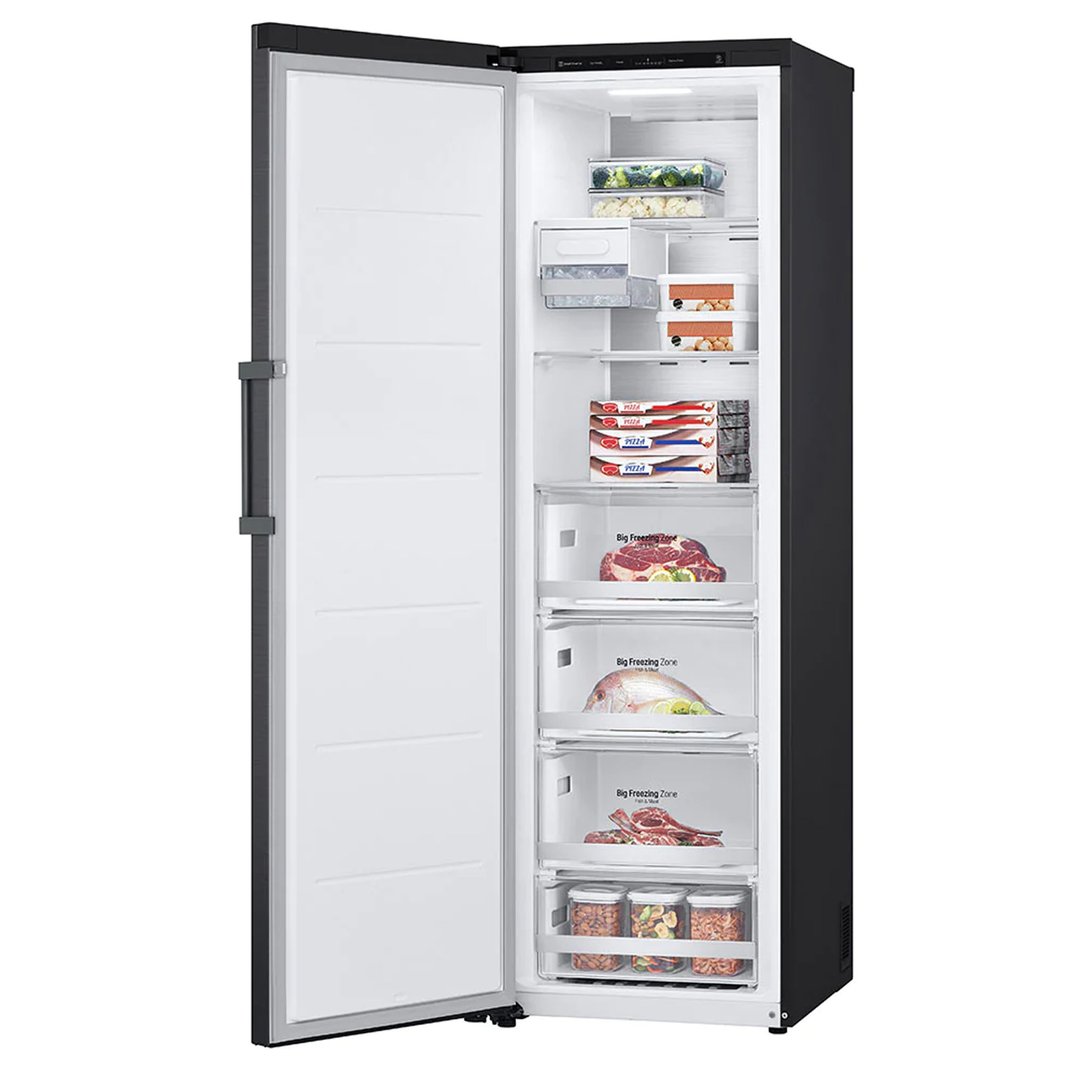 LG 324L Single door freezer in Matte Black GP-F324MBL