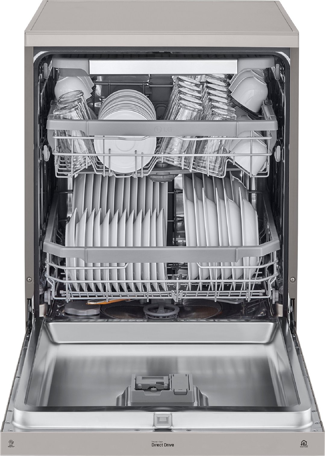 LG Quadwash® Dishwasher Platinum Steel XD4B15PS