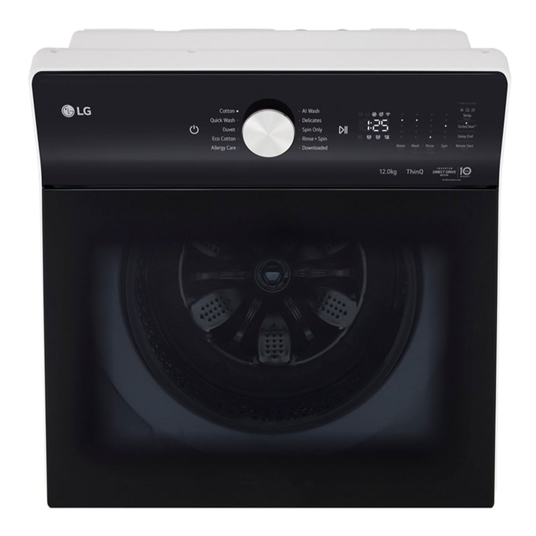 LG 12kg AI Top Load Washer - AI DD - White WTX5-12W