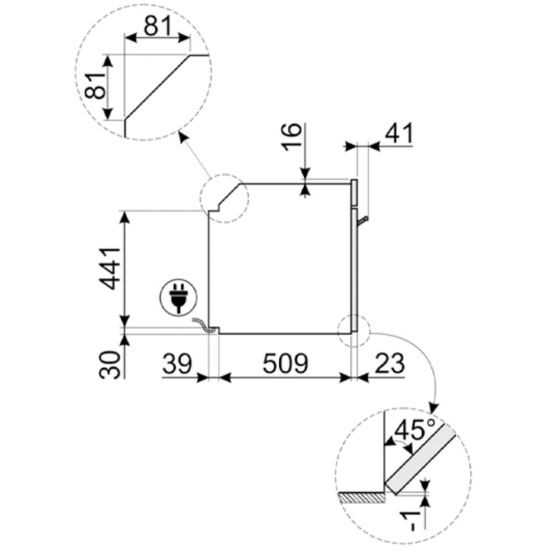 Smeg Classic BuiltIn Oven Stainless Steel 60cm SFA63M3TVX Signature