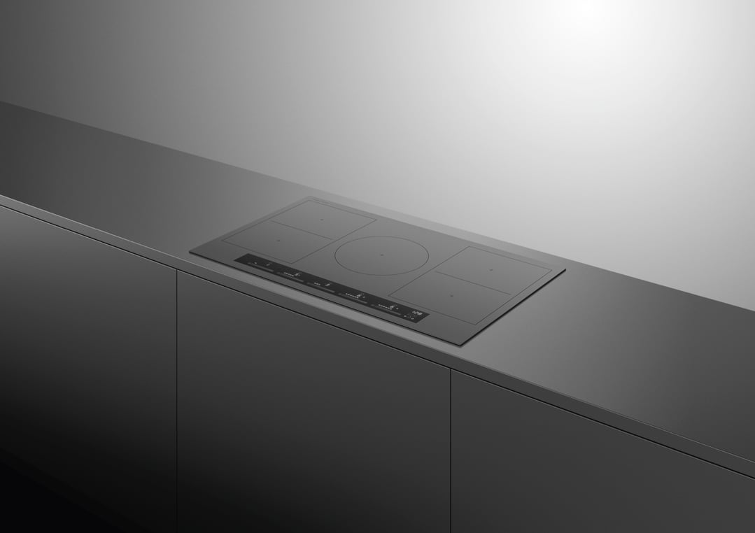Fisher & Paykel 90cm Series 7, 5 Zone Induction Cooktop, 2 SmartZones, Grey CI905ZZDTG5