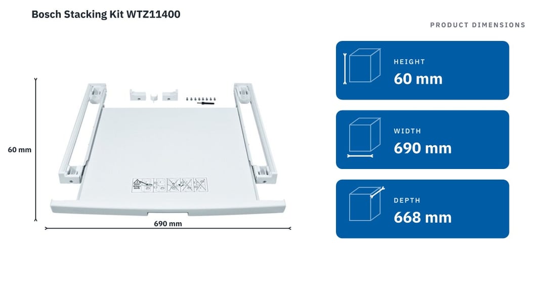 Bosch Stacking Kit WTZ11400