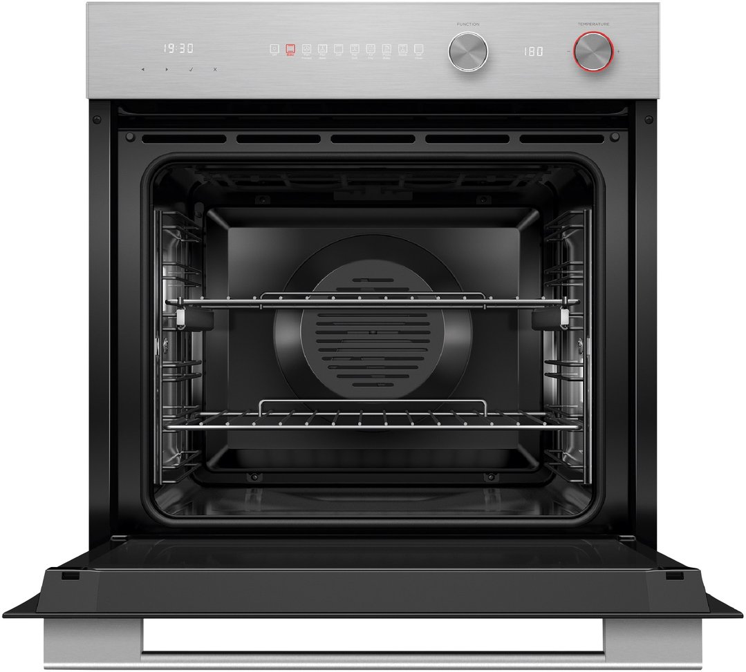 Fisher & Paykel 60cm Contemporary Pyrolytic Oven, Brushed Silver OB60SACPGX5