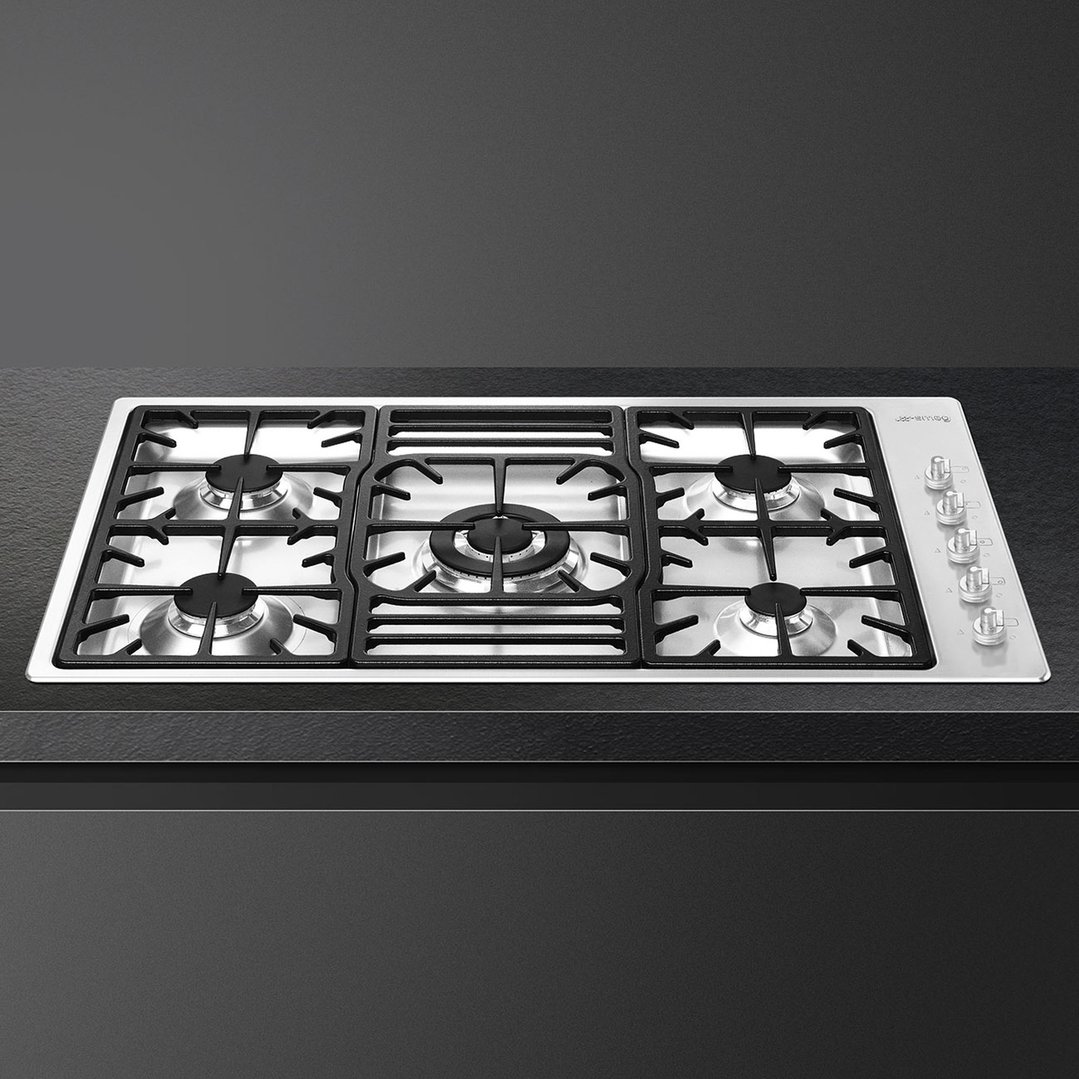 Smeg 90cm Gas Cooktop PGA95-4
