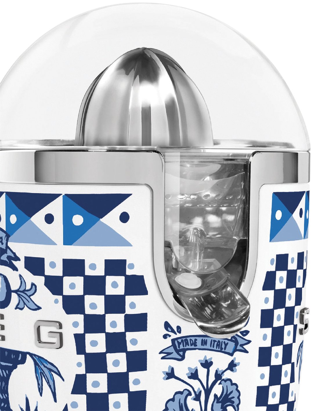 Smeg 50's Style Dolce & Gabbana Citrus Juicer - Blue Mediterraneo CJF01DGBAU