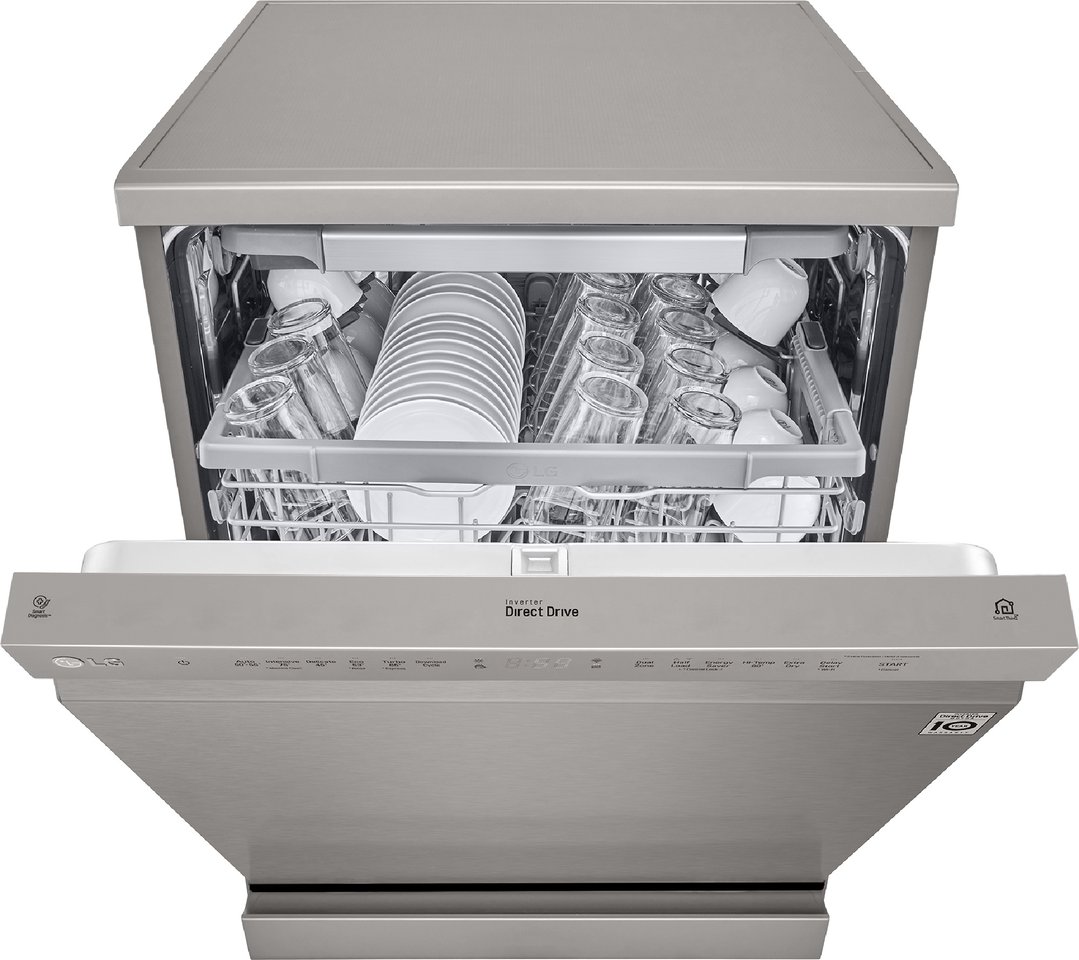 LG Quadwash® Dishwasher Platinum Steel XD4B15PS